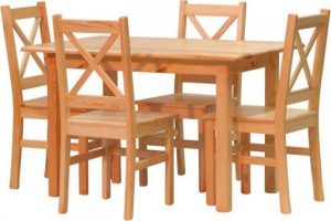 Jídelní set židle Pino x + stůl Pino 120x80 cm