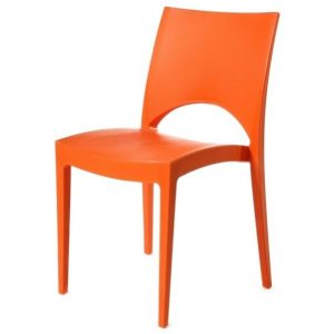 Jídelní sconto jídelní židle paris oranžová  - židle na SEDI.cz