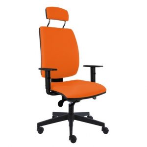 Kancelářská židle charles oranžová  - židle na SEDI.cz