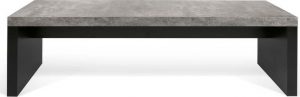 černo-šedá lavice v betonovém dekoru temahome detroit