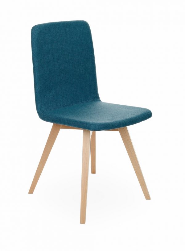 Snap skin židle bukové dřevo modrá  - židle na SEDI.cz