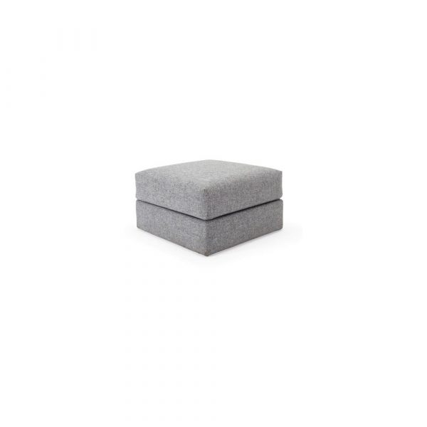 šedá taburetka innovation cornila pouf twist granite  s úložným prostorem  - Taburety na SEDI.cz