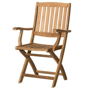 Skládací židle s područkami cambridge 2 teakové dřevo  - židle na SEDI.cz