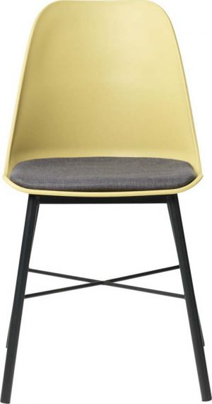 Sada 2 žluto-šedých židlí unique furniture whistler  - židle na SEDI.cz