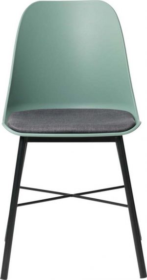 Sada 2 zeleno-šedých židlí unique furniture whistler  - židle na SEDI.cz