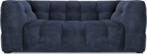 Modrá sametová pohovka windsor & co sofas vesta