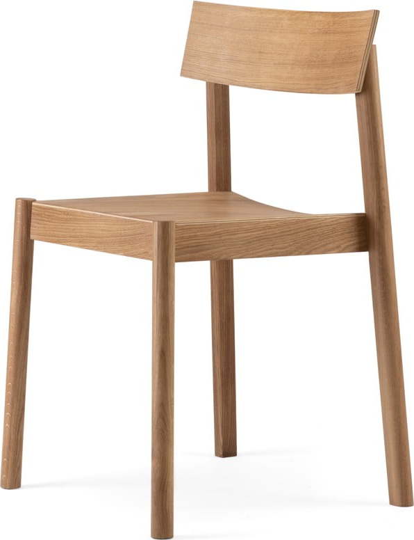Jídelní židle z dubového dřeva emko citizen rectangle  - židle na SEDI.cz