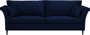 Rozkládací modrá rozkládací pohovka s úložným prostorem mazzini sofas pivoine  s úložným prostorem