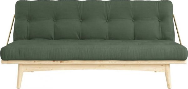 Rozkládací variabilní pohovka karup folk clear/olive green