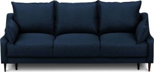 Rozkládací modrá rozkládací pohovka s úložným prostorem mazzini sofas ancolie