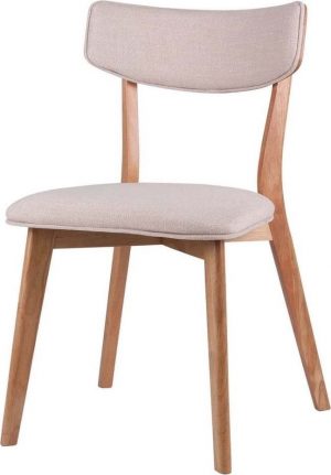 Jídelní sada 2 jídelních židlí se světle hnědým podnožím sømcasa anais  - židle na SEDI.cz