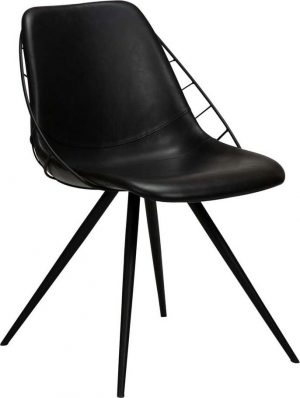 černá jídelní židle z imitace kůže dan-form denmark sway  - židle na SEDI.cz