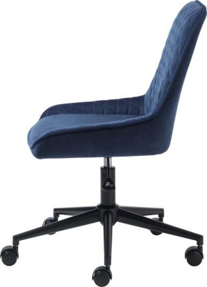Modrá pracovní židle unique furniture milton  - židle na SEDI.cz