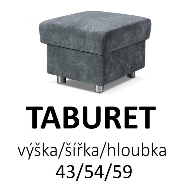 Kasvo coral taburet aston sic 17  - Taburety na SEDI.cz