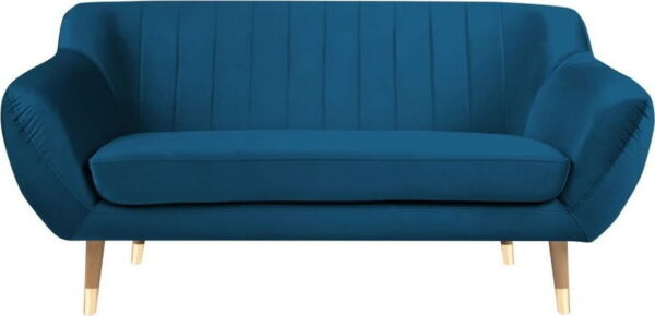 Modrá sametová pohovka mazzini sofas benito