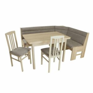 Set stůl a židle jídelní sestava orson dub sonoma