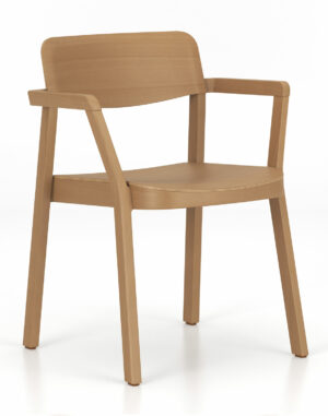 Nowy styl - dřevěná židle embla 4la lb w  - židle na SEDI.cz