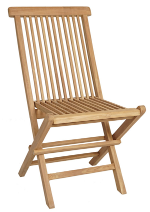 Skládací zahradní židle je vyrobena z teakového dřeva a skvěle zapadne do venkovního prostředí zahrady i terasy. teakové dřevo se vyznačuje tvrdostí