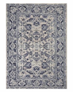 Koberec tebriz antique blue od značky fargotex je jedinečný koberec s krásným květinovým vzorem v barvách tmavě modré