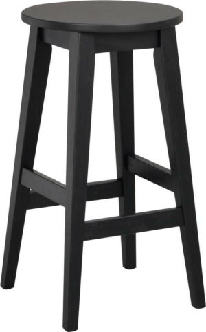 černá barová židle z dubového dřeva 65 cm austin - rowico  - židle na SEDI.cz