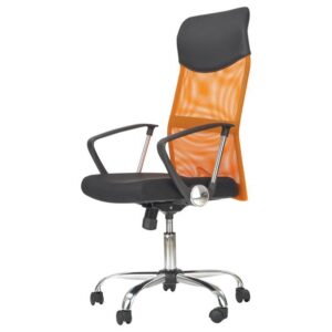 Kancelářská židle emilia oranžová  - židle na SEDI.cz