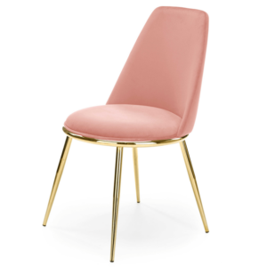 Jídelní židle sck-460 růžová/zlatá  - židle na SEDI.cz