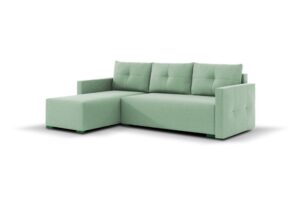 Furniture sobczak rohová sedací souprava roco pik - zelená - levá  - Sedací soupravy