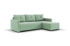 Furniture sobczak rohová sedací souprava roco pik - zelená - pravá  - Sedací soupravy