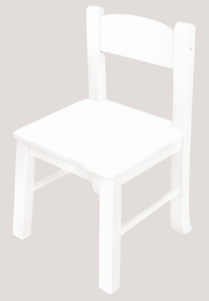 Sada obsahuje 2 kusy dětské židle ve zmenšené velikosti. dětská židle vypadá roztomile a dokonale doplní prostor dětského pokoje. židličky jsou vyrobeny v barvě bílá.  - židle na SEDI.cz