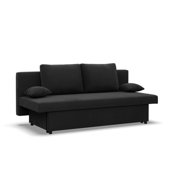 Rozkládací velká rozkládací pohovka sony model 2 černá